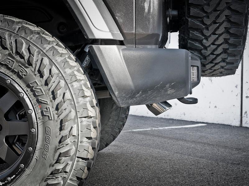 aFe MACH Force-Xp Axle-Back Exhaust System w/Polished Tip 18-20 Jeep Wrangler L4-2.0T / V6-3.6L aFe Axle Back  AXOPROS