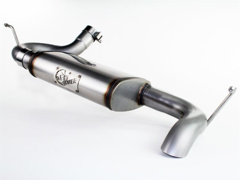 aFe MACHForce XP 07-17 Jeep Wrangler V6-3.6/3.8L 409 SS 2.5in Axle-Back Exhaust aFe Axle Back  AXOPROS