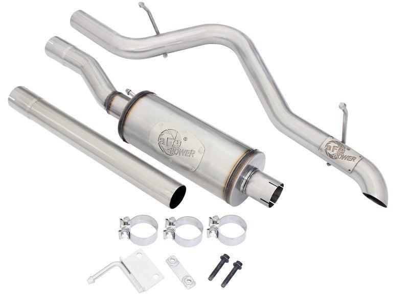 aFe MACHForce XP 2.5in SS-409 Cat-Back Exhaust 07-16 Jeep Wrangler (JK) V6-3.6L/3.8L (2-4 Door) aFe Catback  AXOPROS