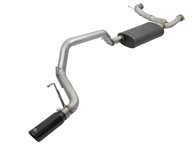 aFe MACHForce XP 3in 304 SS Cat-Back Exhausts w/ Black Tips 10-17 Nissan Patrol (Y62) V8-5.6L aFe Catback  AXOPROS