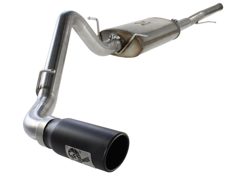 aFe MACHForce XP Exh CB, GM Silverado/Sierra 1500 2014 V*-5.3/6.2L Black tip aFe Catback  AXOPROS