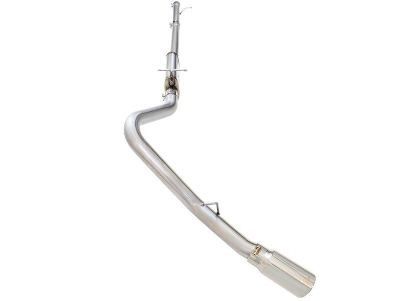 aFe MACHForce XP Exhaust 3in-3.5in SS Single Side Ext CB w/ Polish Tip 99-04 Ford F-250 V8 5.4L/6.8L aFe Catback  AXOPROS