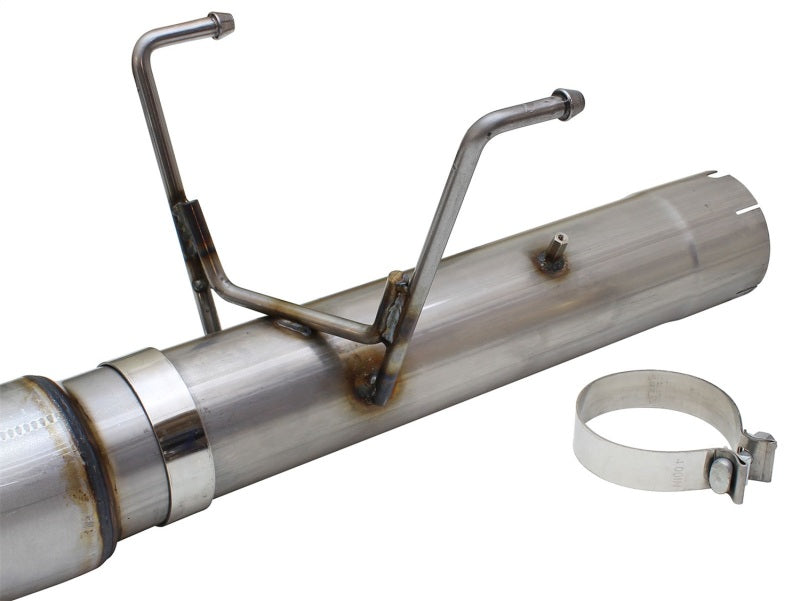 aFe MACHForce XP Exhaust Large Bore 5in DPF-Back Alu. 13-15 Dodge Trucks L6-6.7L (td) *Polish Tip aFe DPF Back  AXOPROS