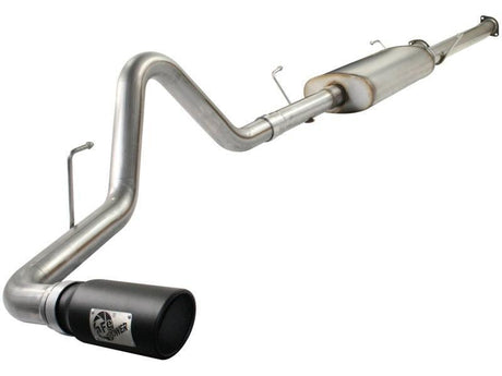 aFe MACHForce XP Exhausts Cat-Back SS-409 EXH CB Toyota Tundra 10-11 V8-5.7L 145.7 WB (blk tip) aFe Catback  AXOPROS
