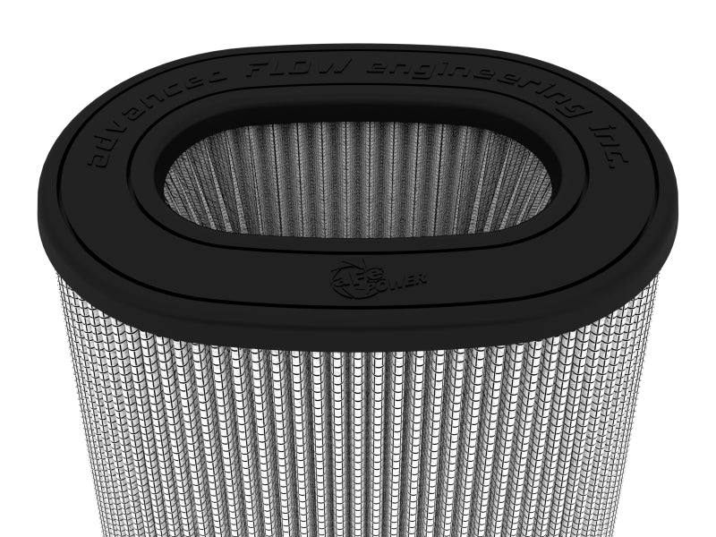 aFe Magnum FLOW Pro DRY S Air Filter 6.75x4.75 Flange 8.25x6.25 Base (Mt2) 7.25x5 Top 8.5 Height aFe Air Filters - Universal Fit  AXOPROS