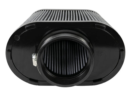 aFe Magnum FLOW Pro DRY S Universal Air Filter F-5in. / B-(8.5 x 4) MT2 / T-(7.5) / H-9in. aFe Air Filters - Universal Fit  AXOPROS