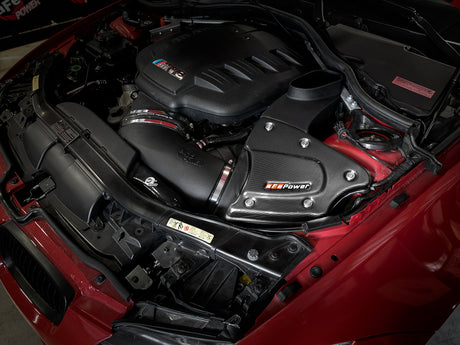 aFe Magnum FORCE Stage-2 Si Pro 5R Carbon Fiber CAI w/Filter 08-13 BMW M3 (E90/92/93) V8-4.0L aFe Cold Air Intakes  AXOPROS