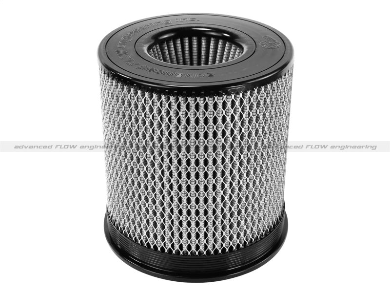 aFe MagnumFLOW Air Filter Pro DRY S 6in Flange x 8 1/8in Base/Top (INV) x 9in H aFe Air Filters - Universal Fit  AXOPROS