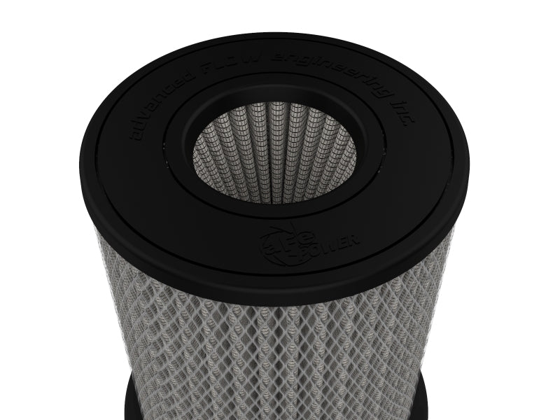 aFe MagnumFLOW Pro DRY S Universal Air Filter 4in F x 6.5n B x 6.5in T (Inv) x 8in H aFe Air Filters - Universal Fit  AXOPROS