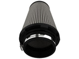 aFe MagnumFLOW Pro DRY S Universal Air Filter 4in F x 6in B x 4in T (Inv) x 8in H aFe Air Filters - Universal Fit  AXOPROS