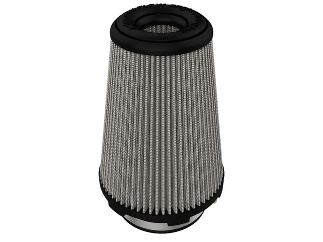 aFe MagnumFLOW Pro DRY S Universal Air Filter 4in F x 6in B x 4in T (Inv) x 8in H aFe Air Filters - Universal Fit  AXOPROS