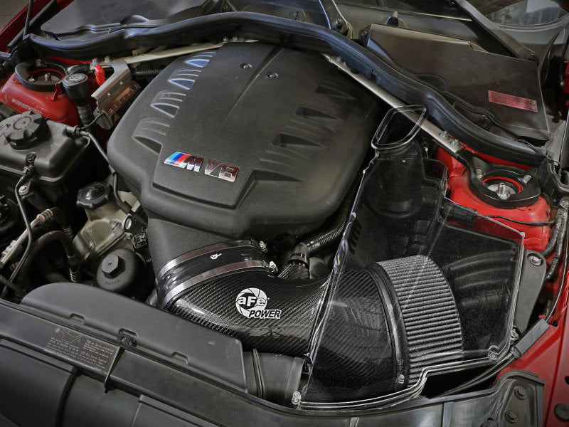 aFe MagnumFORCE Carbon Fiber Air Intake System Stage-2 Pro DRY S 08-13 BMW M3 (E9X) V8 4.0L aFe Cold Air Intakes  AXOPROS