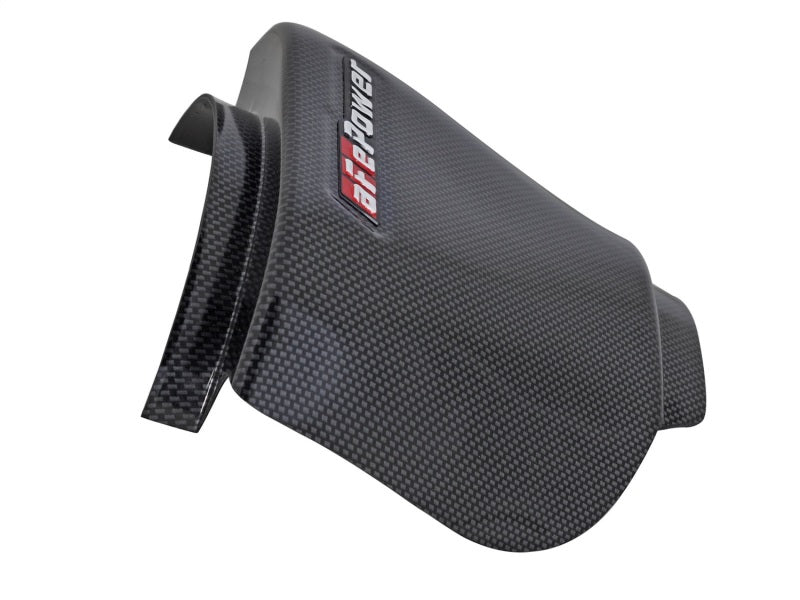 aFe MagnumFORCE Intake Rain Shield 15-16 Dodge Challenger SRT Hellcat 6.2L V8 (sc) - Carbon Finish aFe Air Intake Components  AXOPROS