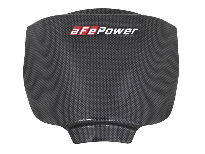 aFe MagnumFORCE Intake Rain Shield 15-16 Dodge Challenger SRT Hellcat 6.2L V8 (sc) - Carbon Finish aFe Air Intake Components  AXOPROS
