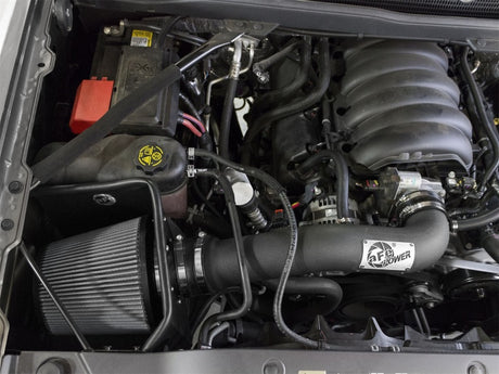 aFe MagnumFORCE Intake Stage-2 Dry S 14-17 GM Silverado/Sierra 1500 5.3L/6.2L w/Electric Fan aFe Cold Air Intakes  AXOPROS