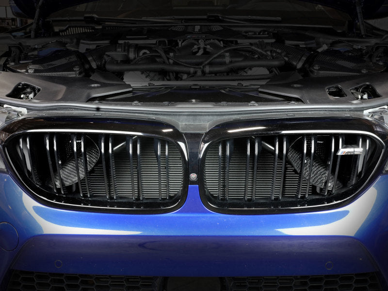 aFe Momentum Black Series Carbon Fiber Dynamic Air Scoop - BMW M5 (F90) 18-19 aFe Air Intake Components  AXOPROS