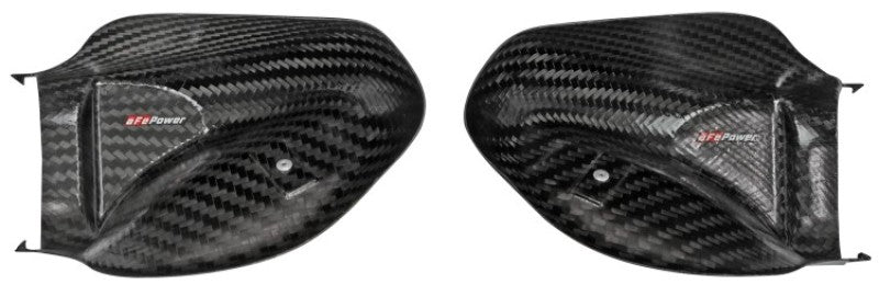 aFe Momentum Black Series Carbon Fiber Dynamic Air Scoop - BMW M5 (F90) 18-19 aFe Air Intake Components  AXOPROS