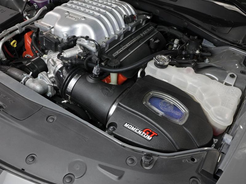 aFe Momentum GT 17-18 Dodge Charger/Challenger SRT Hellcat CAI(w/ Pro 5R Media Filter) aFe Cold Air Intakes  AXOPROS