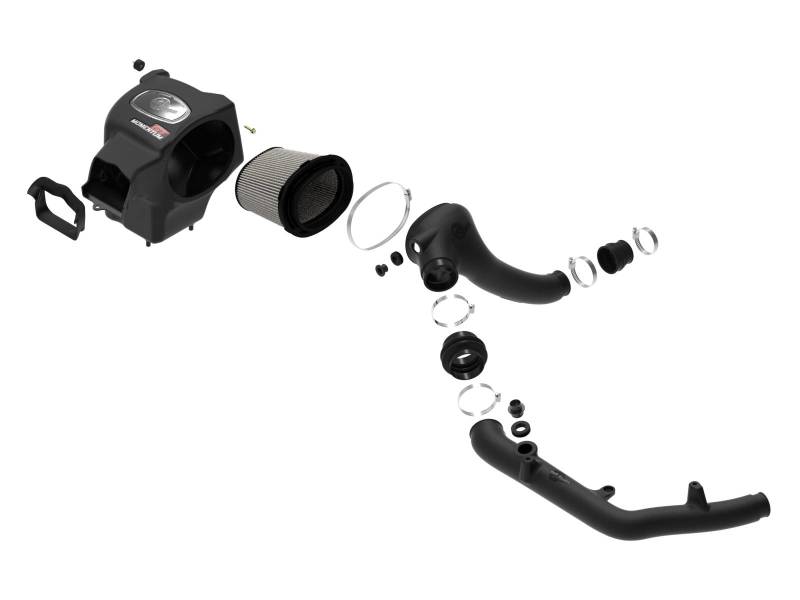 aFe Momentum GT Cold Air Intake System w/ Pro DRY S Filter Ford Bronco 2021 V6-2.7L (tt) aFe Cold Air Intakes  AXOPROS