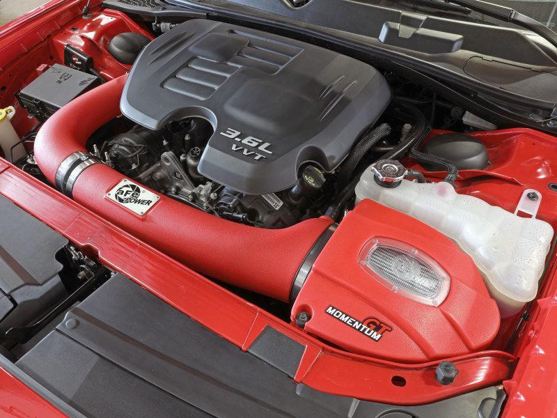 aFe Momentum GT Dry S Stage-2 Intake System 11-15 Dodge Challenger/Charger V6-3.6L (Red) aFe Air Filters - Universal Fit  AXOPROS