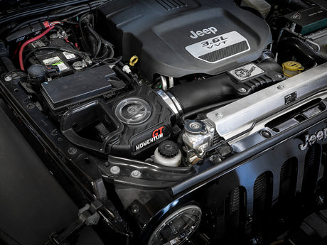 aFe Momentum GT Pro DRY S Cold Air Intake System 12-18 Jeep Wrangler JK V6 3.6L aFe Cold Air Intakes  AXOPROS