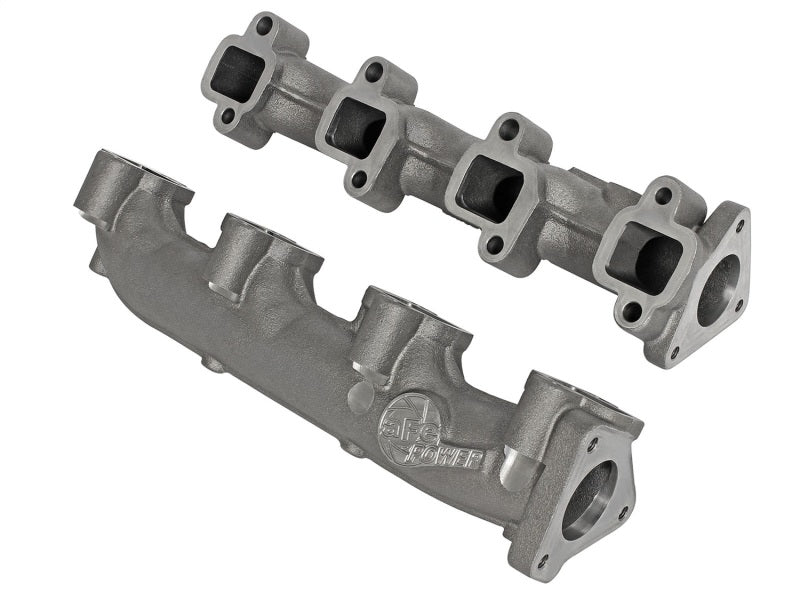 aFe Power BladeRunner Ported Ductile Iron Exhaust Manifold 01-16 GM Diesel Trucks V8-6.6L (td) aFe Headers & Manifolds  AXOPROS