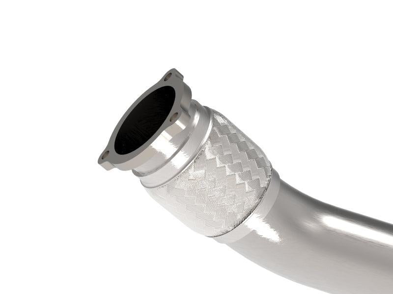 afe POWER MACH Force-Xp 09-16 Audi A4/A5 B8 L4-2.0L(t) 304 SS 3in. Front Resonator Delete Pipe aFe Catback  AXOPROS