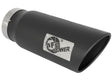 aFe Power MACH Force-Xp 5in In x 6in Out x 15in L Bolt-On 409 SS Exhaust Tip - Black aFe Catback  AXOPROS