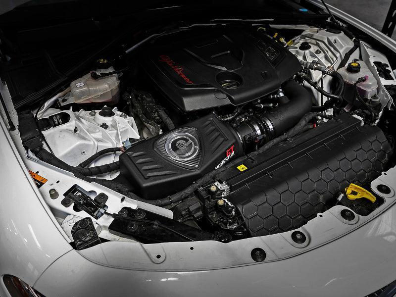 aFe POWER Momentum GT Pro Dry S Intake System 17-21 Alfa Romeo Giulia L4-2.0L (t) aFe Cold Air Intakes  AXOPROS