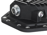 aFe Power Pro Ser Rear Diff Cover Black w/Mach Fins 2017 Ford Diesel Trucks V8-6.7L(td) Dana M275-14 aFe Diff Covers  AXOPROS