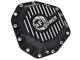 aFe Power Pro Ser Rear Diff Cover Black w/Mach Fins 2017 Ford Diesel Trucks V8-6.7L(td) Dana M275-14 aFe Diff Covers  AXOPROS