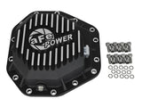 aFe Power Pro Ser Rear Diff Cover Black w/Mach Fins 2017 Ford Diesel Trucks V8-6.7L(td) Dana M275-14 aFe Diff Covers  AXOPROS