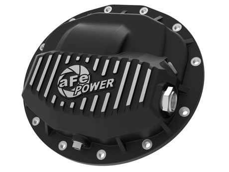 aFe Power Pro Series Rear Differential Cover Black w/ Machined Fins 13-18 RAM Diesel Trucks L6-6.7L aFe Diff Covers  AXOPROS