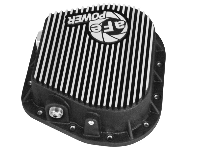 aFe Power Rear Differential Cover (Machined) 12 Bolt 9.75in 11-13 Ford F-150 EcoBoost V6 3.5L (TT) aFe Diff Covers  AXOPROS