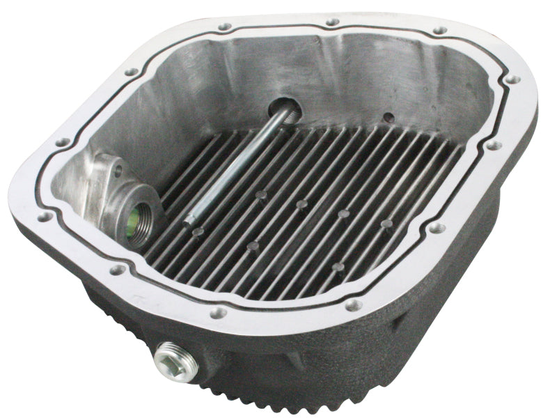 aFe Power Rear Differential Cover (Machined) 12 Bolt 9.75in 11-13 Ford F-150 EcoBoost V6 3.5L (TT) aFe Diff Covers  AXOPROS