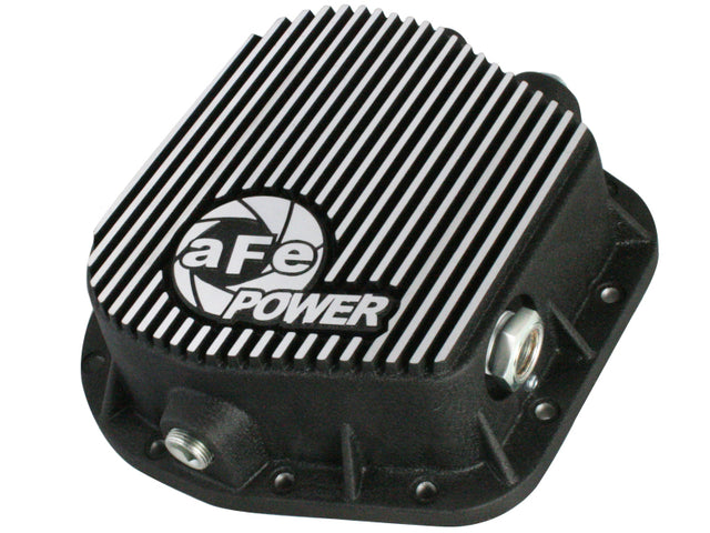 aFe Power Rear Differential Cover (Machined) 12 Bolt 9.75in 11-13 Ford F-150 EcoBoost V6 3.5L (TT) aFe Diff Covers  AXOPROS
