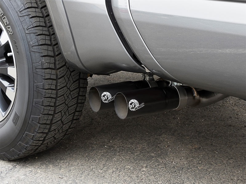 aFe POWER Rebel Series 2-1/2in 409 SS Cat Back Exhaust w/ Black Tips 16-17 Nissan Titan V8 5.6L aFe Catback  AXOPROS