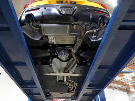 aFe POWER Takeda 2021 Toyota Supra 2.0L (t) 2.5in-3in 304 SS CB Exhaust w/ Blue Tips aFe Catback  AXOPROS