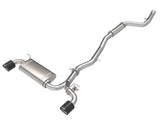 aFe POWER Takeda 2021 Toyota Supra 2.0L (t) 2.5in-3in 304 SS CB Exhaust w/ Carbon Tips aFe Catback  AXOPROS