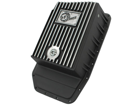 aFe Power Transmission Pan Black Machined 09-14 Ford 6R80 F-150 Trucks aFe Diff Covers  AXOPROS