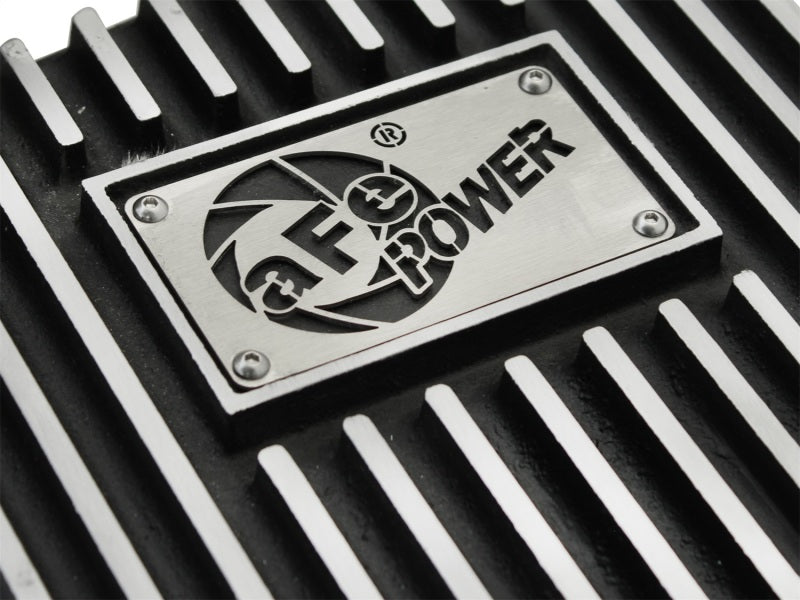 aFe Power Transmission Pan Black Machined 09-14 Ford 6R80 F-150 Trucks aFe Diff Covers  AXOPROS