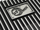 aFe Power Transmission Pan Black Machined 11-14 Ford 6R140 Trucks V8 6.7L (td) aFe Diff Covers  AXOPROS
