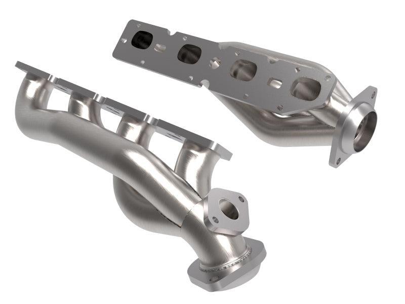 aFe Power Twisted Steel 304SS Shorty Header 19-21 Ram 2500/3500 V8-6.4L aFe Headers & Manifolds  AXOPROS