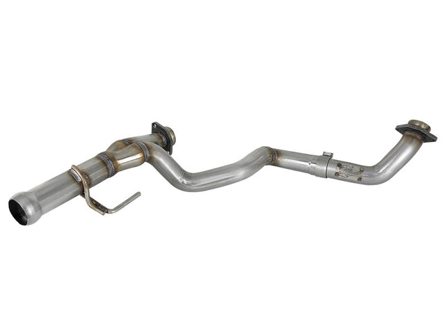 aFe POWER Twisted Steel Y-Pipe 2-1/4in 409 SS Exhaust System 2018 Jeep Wrangler (JL) V6-3.6L aFe X Pipes  AXOPROS