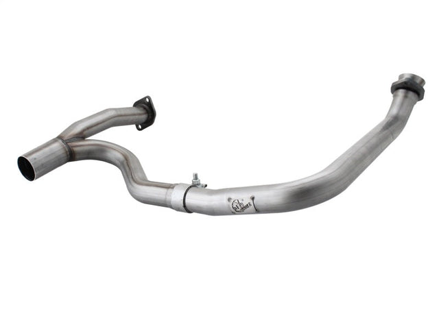 aFe Power Twisted Steel Y-Pipe Stainless Steel 2.5in 12-14 Jeep Wrangler V6 3.6L aFe Headers & Manifolds  AXOPROS