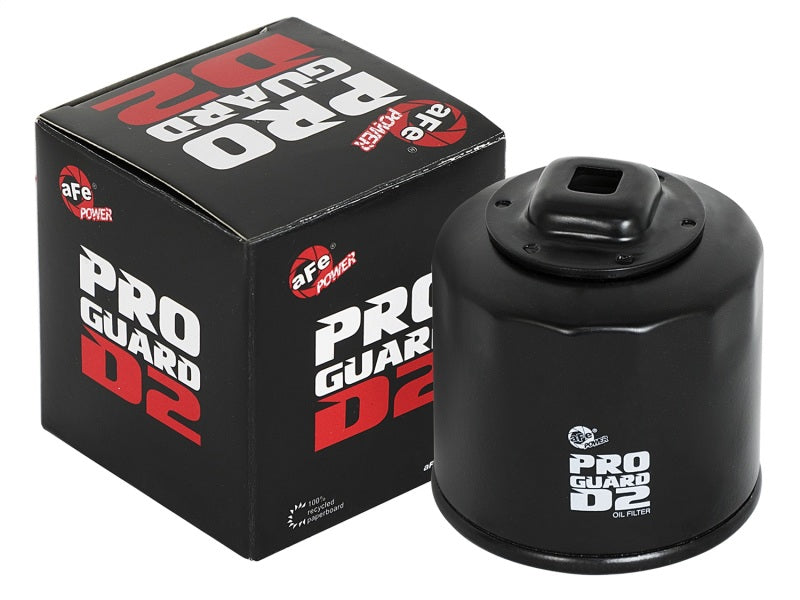aFe Pro GUARD D2 Oil Filter 02-17 Nissan Cars L4/  04-17 Subaru Cars H4 (4 Pack) aFe Oil Filters  AXOPROS