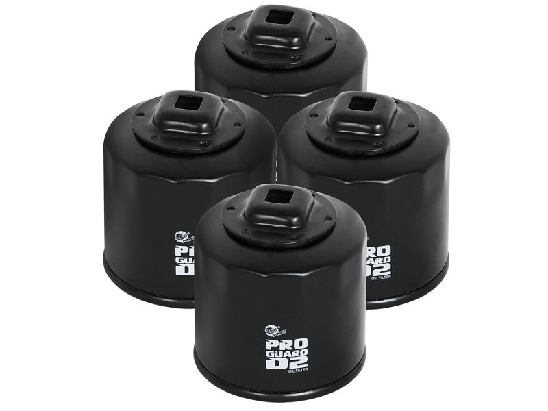 aFe Pro GUARD D2 Oil Filter 02-17 Nissan Cars L4/  04-17 Subaru Cars H4 (4 Pack) aFe Oil Filters  AXOPROS
