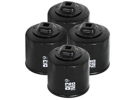 aFe Pro GUARD D2 Oil Filter 02-17 Nissan Cars L4/  04-17 Subaru Cars H4 (4 Pack) aFe Oil Filters  AXOPROS