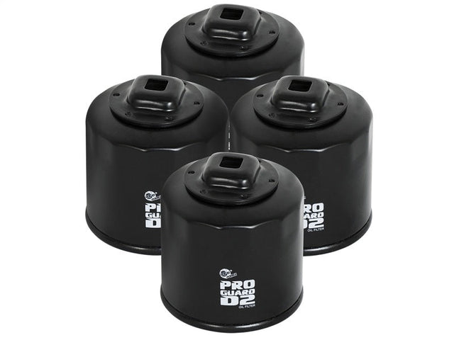 aFe Pro GUARD D2 Oil Filter 02-17 Nissan Cars L4/  04-17 Subaru Cars H4 (4 Pack) aFe Oil Filters  AXOPROS
