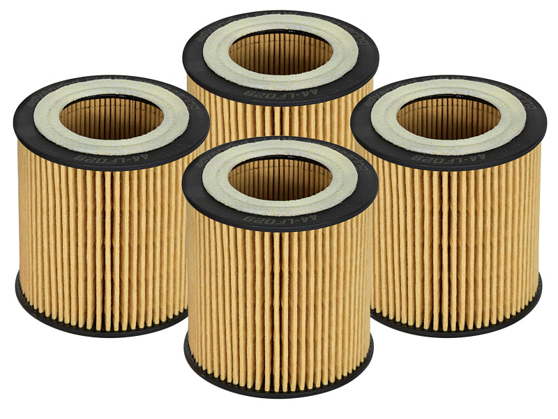 aFe Pro GUARD D2 Oil Filter 06-19 BMW Gas Cars L6-3.0T N54/55 - 4 Pack aFe Oil Filters  AXOPROS